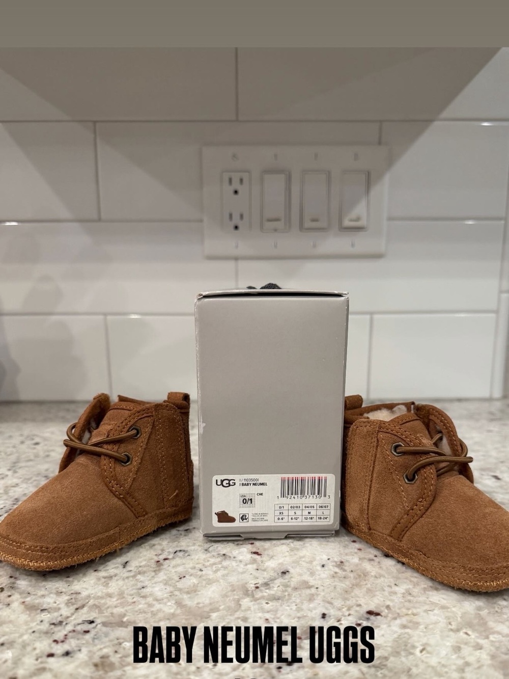 UGG Baby Neumel Booties - Chestnut Brown